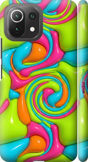 3D пластиковий матовий чехол Y2K Jelly Dream для Xiaomi Mi 11 Lite - 6780m-2281 изображение 