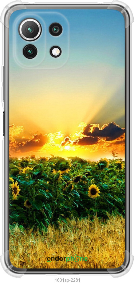 

Силіконовий протиударний с посиленими кутами чохол "Україна" для Xiaomi Mi 11 Lite