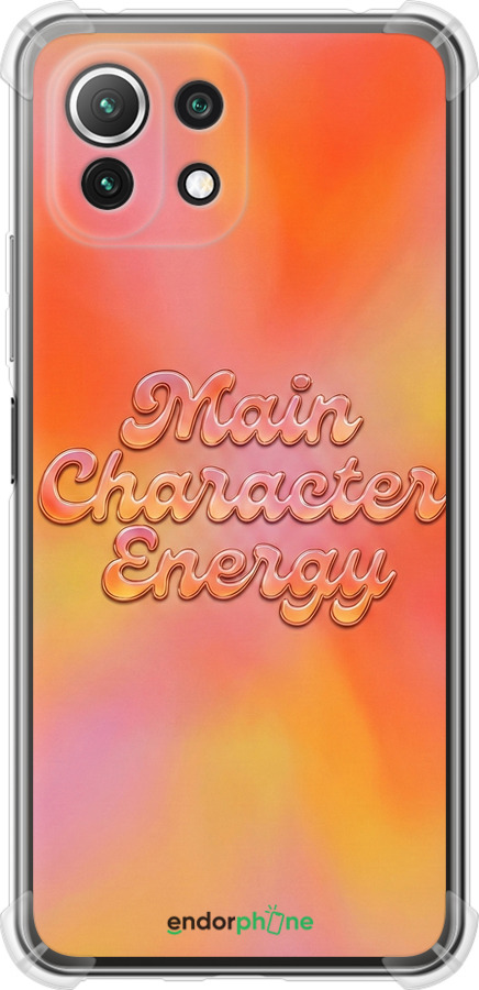 Силикон с усиленными углами чехол Aura Gradient Main Character Energy Aesthetic Y2K для Xiaomi Mi 11 Lite - 6783sp-2281 изображение 