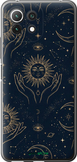 Силіконовий чохол 'Celestial Harmony: Sun & Moon Gold Mystic Pattern' для Xiaomi Mi 11 Lite зображення 13