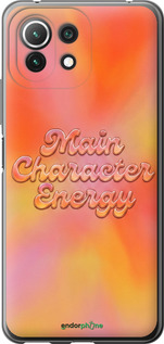 Силиконовый чехол Aura Gradient Main Character Energy Aesthetic Y2K для Xiaomi Mi 11 Lite - 6783u-2281 изображение 