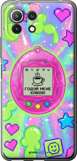 Силиконовый чехол Y2K Aesthetic Retro Pet: Годуй мене кавою для Xiaomi Mi 11 Lite - 6784u-2281 изображение 
