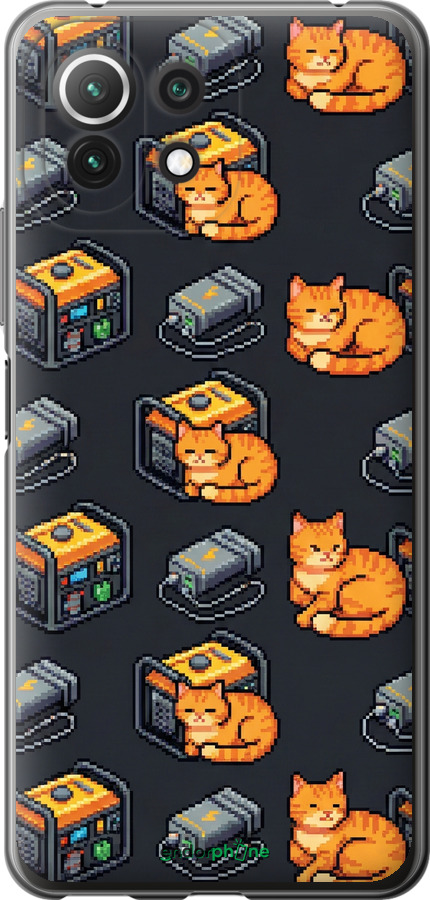 Силіконовий чехол Autonomous Zone для Xiaomi Mi 11 Lite - 6771u-2281 изображение 