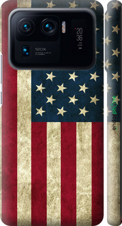 3D пластиковий матовий чехол Прапор США для Xiaomi Mi 11 Ultra - 395m-2295 изображение 