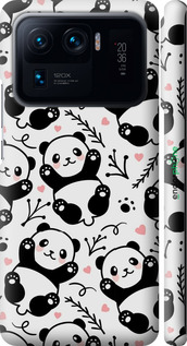 3D пластиковий матовий чехол Панди для Xiaomi Mi 11 Ultra - 4318m-2295 изображение 