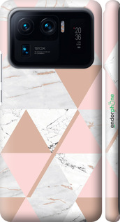 3D пластиковий матовий чехол Мармурова симетрія для Xiaomi Mi 11 Ultra - 4344m-2295 изображение 
