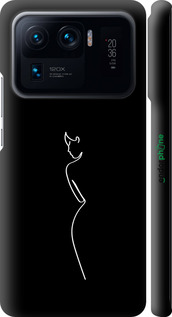 3D пластиковий матовий чехол Силует1 для Xiaomi Mi 11 Ultra - 4590m-2295 изображение 