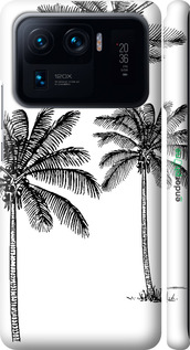 3D пластиковый матовый чехол Пальмы1 для Xiaomi Mi 11 Ultra - 4634m-2295 изображение 