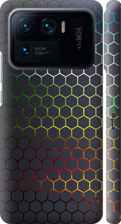 3D пластиковий матовий чехол Соти, які переливаються  для Xiaomi Mi 11 Ultra - 498m-2295 изображение 