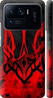 3D пластиковый матовый чехол Герб Украины v2 для Xiaomi Mi 11 Ultra - 5312m-2295 изображение 