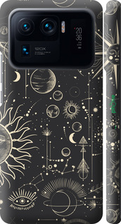 3D пластиковий матовий чехол Фаза місяця для Xiaomi Mi 11 Ultra - 5605m-2295 изображение 