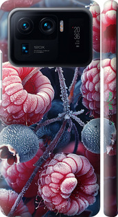 3D пластиковий матовий чехол Морозні ягоди для Xiaomi Mi 11 Ultra - 6033m-2295 изображение 