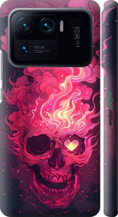 3D пластиковий матовий чехол Череп арт для Xiaomi Mi 11 Ultra - 6385m-2295 изображение 