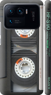 3D пластиковий матовий чехол Касета  для Xiaomi Mi 11 Ultra - 876m-2295 изображение 