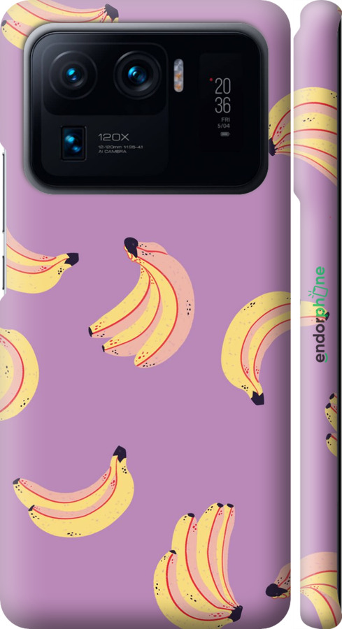 3D пластиковий матовий чехол Банани для Xiaomi Mi 11 Ultra - 4312m-2295 изображение 