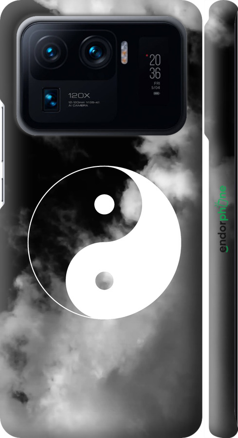 3D пластиковий матовий чехол Інь і янь для Xiaomi Mi 11 Ultra - 4389m-2295 изображение 