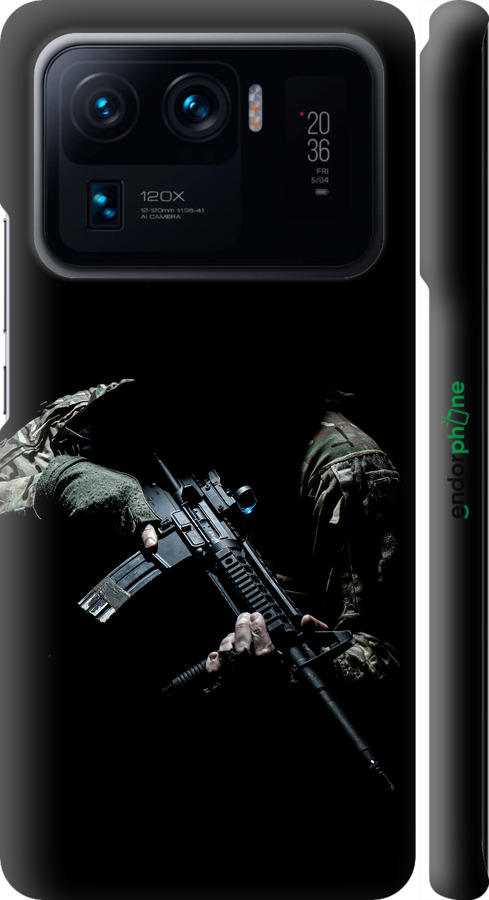 3D пластиковый матовый чехол Защитник v3 для Xiaomi Mi 11 Ultra - 5226m-2295 изображение 