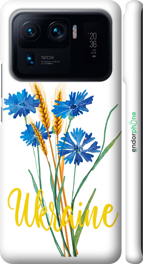 3D пластиковый матовый чехол Ukraine v2 для Xiaomi Mi 11 Ultra - 5445m-2295 изображение 