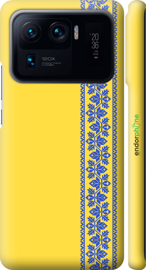 3D пластиковий матовий чехол Вишиванка 4 для Xiaomi Mi 11 Ultra - 569m-2295 изображение 