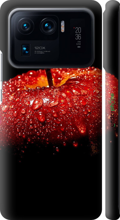 3D пластиковий матовий чехол Яблуко для Xiaomi Mi 11 Ultra - 6022m-2295 изображение 