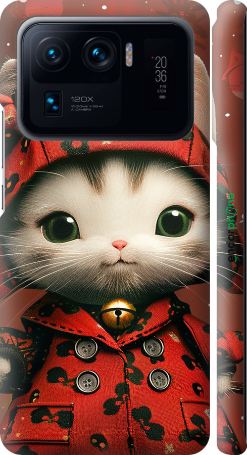 3D пластиковый матовый чехол Sweet Hello Kitty для Xiaomi Mi 11 Ultra - 6035m-2295 изображение 