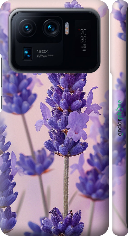 3D пластиковий матовий чехол Лаванда для Xiaomi Mi 11 Ultra - 6037m-2295 изображение 