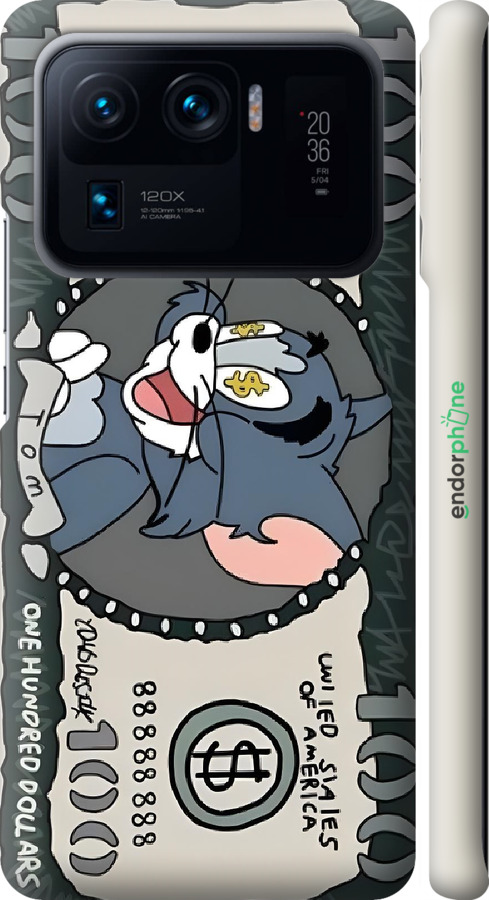 3D пластиковий матовий чехол Том и джерри для Xiaomi Mi 11 Ultra - 6291m-2295 изображение 