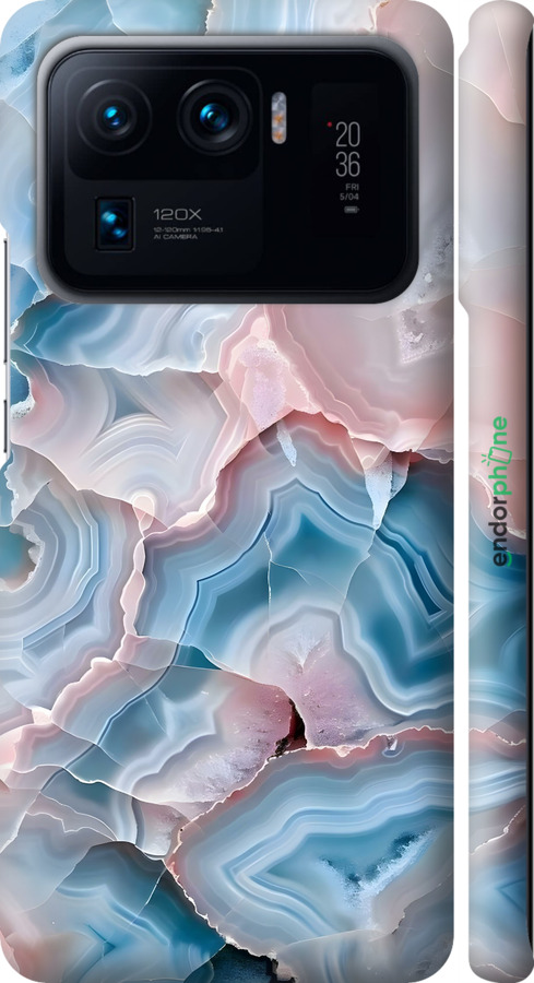 3D пластиковый матовый чехол Мрамор для Xiaomi Mi 11 Ultra - 6306m-2295 изображение 