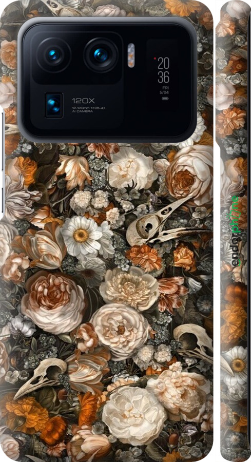 3D пластиковый матовый чехол В стиле барокко-мрачный для Xiaomi Mi 11 Ultra - 6404m-2295 изображение 