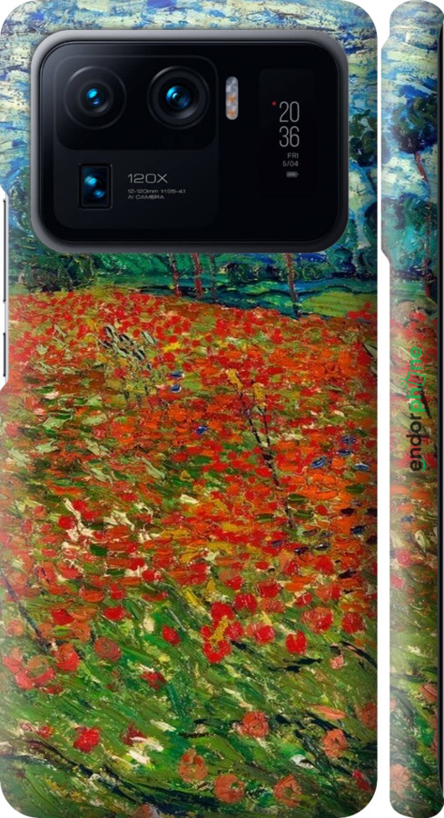 3D пластиковый матовый чехол Винсент Ван Гог-Маковое поле для Xiaomi Mi 11 Ultra - 6466m-2295 изображение 