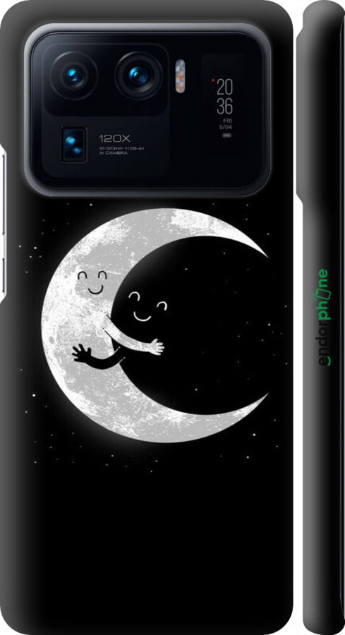 3D пластиковый матовый чехол Лунные объятия для Xiaomi Mi 11 Ultra - 6508m-2295 изображение 