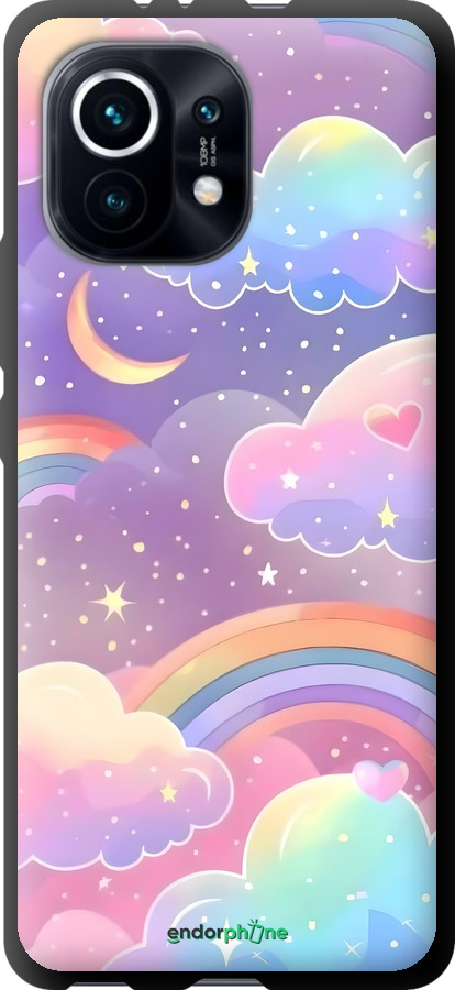 TPU чехол Хмари та веселка для Xiaomi Mi 11 - 6312b-2253 изображение 