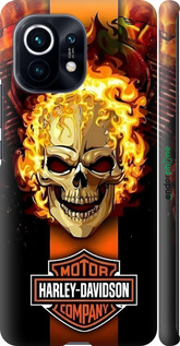 3D пластиковый матовый чехол Харлей девидсон для Xiaomi Mi 11 - 6370m-2253 изображение 