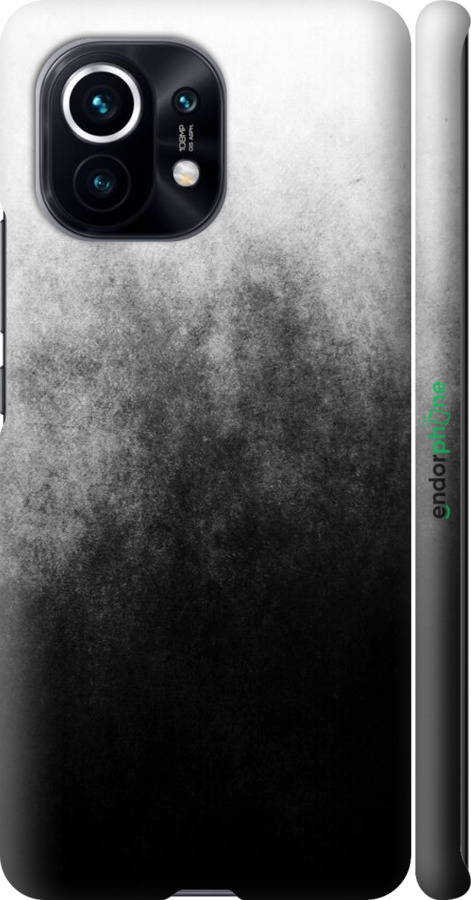 3D пластиковый матовый чехол Абстрактная композиция в серых тонах для Xiaomi Mi 11 - 6477m-2253 изображение 