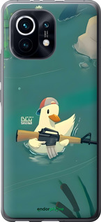 2D пластиковый чехол Уточка с автоматом для Xiaomi Mi 11 - 6356t-2253 изображение 