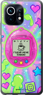 2D пластиковый чехол Y2K Aesthetic Retro Pet: Годуй мене кавою для Xiaomi Mi 11 - 6784t-2253 изображение 