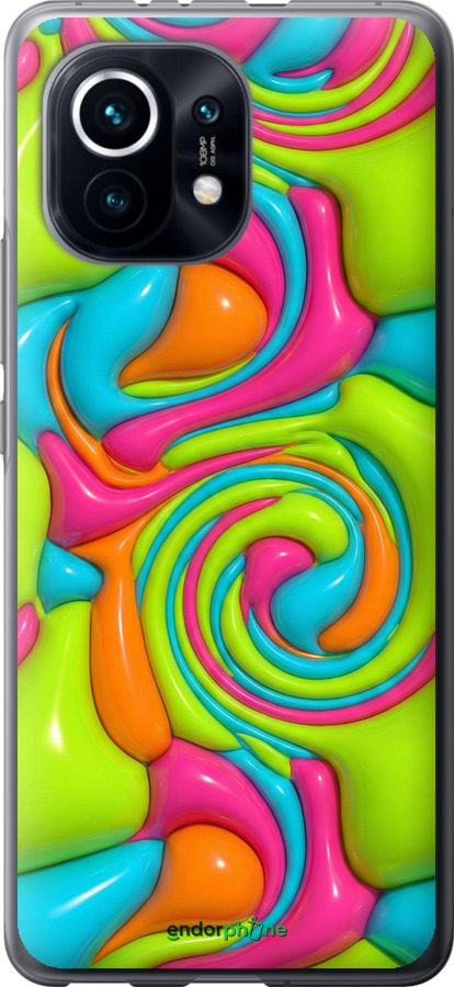 2D пластиковый чехол Y2K Jelly Dream для Xiaomi Mi 11 - 6780t-2253 изображение 
