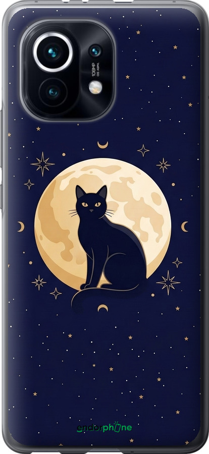 2D пластиковый чехол Cute Cat Celestial/Witchy для Xiaomi Mi 11 - 6787t-2253 изображение 