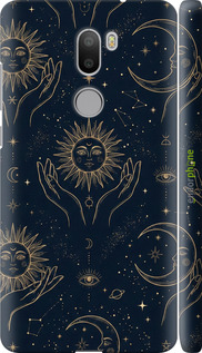 3D пластиковый глянцевый чехол 'Celestial Harmony: Sun & Moon Gold Mystic Pattern' для Xiaomi Mi 5s Plus изображение 5