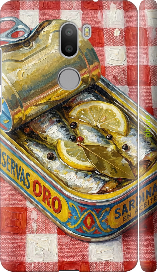 3D пластиковый глянцевый чехол Vintage Sardine Tin Phone для Xiaomi Mi 5s Plus - 6772c-396 изображение 