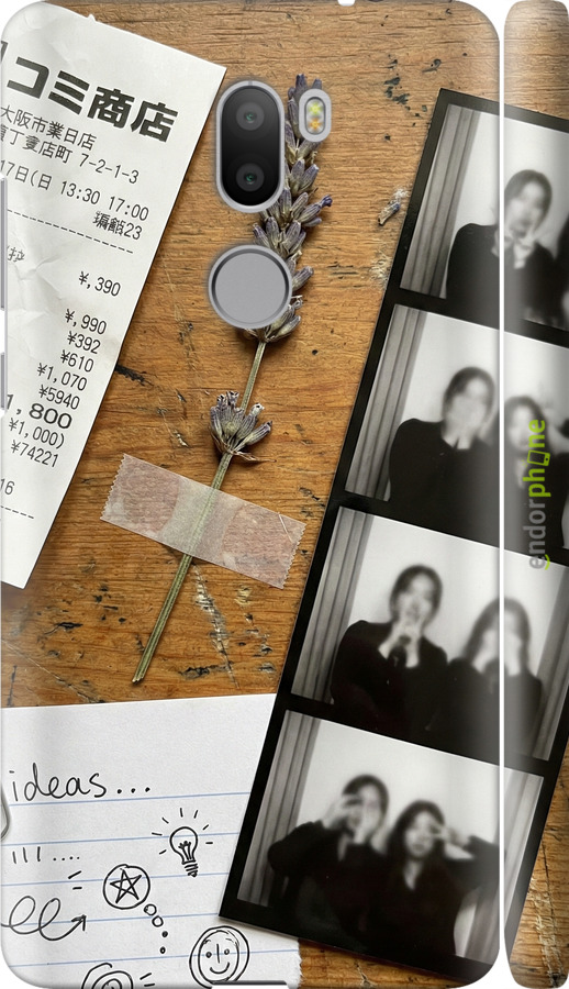 3D пластиковий глянцевий чехол Aesthetic Scrapbook Collage для Xiaomi Mi 5s Plus - 6773c-396 изображение 