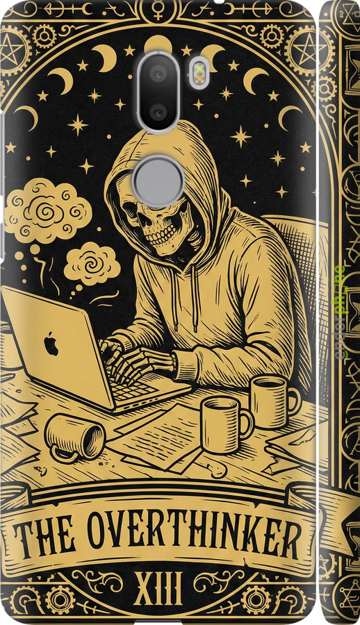 3D пластиковый глянцевый чехол The Overthinker для Xiaomi Mi 5s Plus - 6774c-396 изображение 