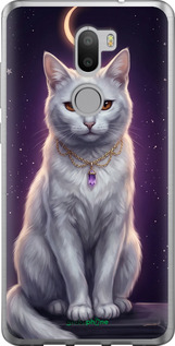 Силіконовий чехол Mystic White Cat Gothic Dark Purple Gold для Xiaomi Mi 5s Plus - 6805u-396 изображение 