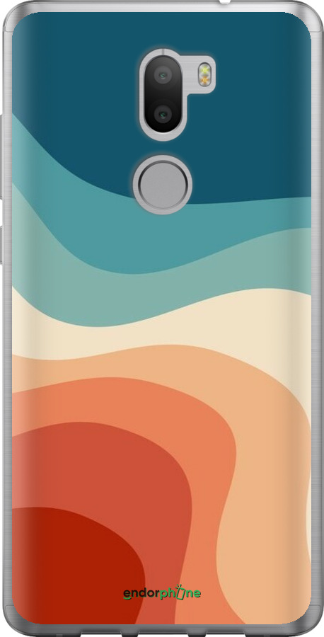 Силиконовый чехол В стиле ретро с волнами для Xiaomi Mi 5s Plus - 6531u-396 изображение 