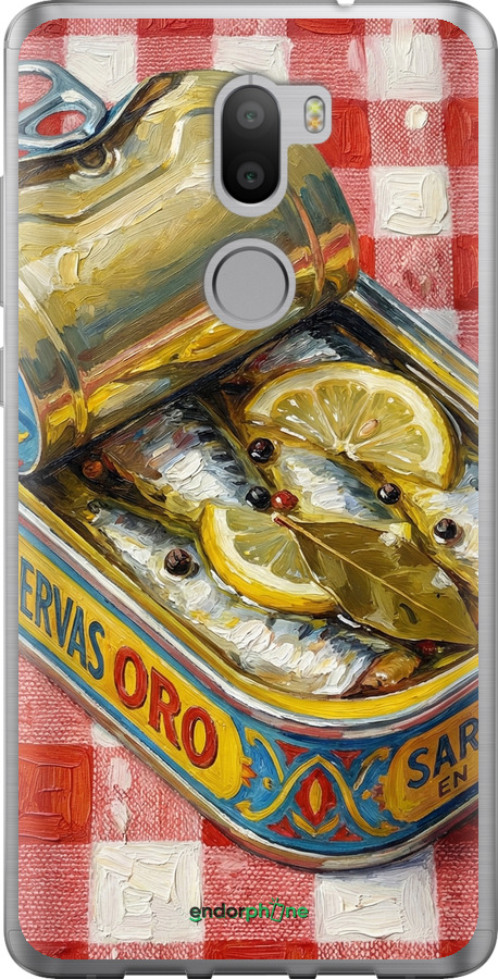 Силиконовый чехол Vintage Sardine Tin Phone для Xiaomi Mi 5s Plus - 6772u-396 изображение 