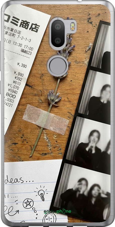 Силіконовий чехол Aesthetic Scrapbook Collage для Xiaomi Mi 5s Plus - 6773u-396 изображение 