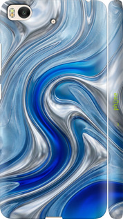 3D пластиковый глянцевый чехол Liquid Chrome для Xiaomi Mi 5s - 6781c-395 изображение 