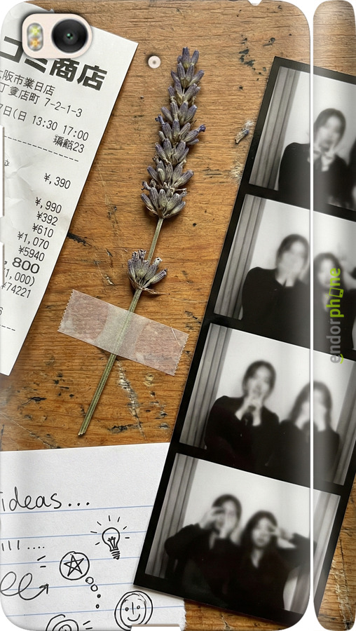 3D пластиковый глянцевый чехол Aesthetic Scrapbook Collage для Xiaomi Mi 5s - 6773c-395 изображение 