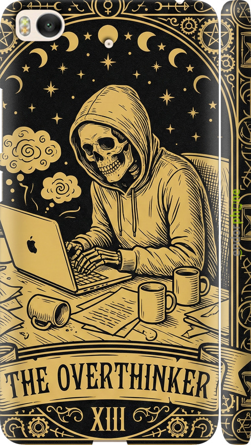 3D пластиковый глянцевый чехол The Overthinker для Xiaomi Mi 5s - 6774c-395 изображение 