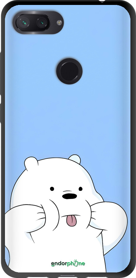 TPU чехол Милый мишка для Xiaomi Mi 8 Lite - 6357b-1585 изображение 